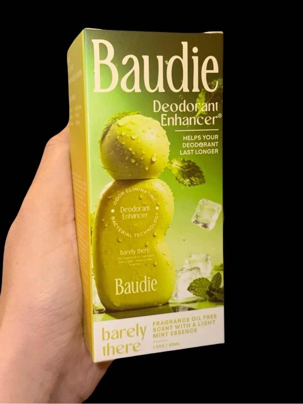 Baudie Barely There Deodorant Enhancer